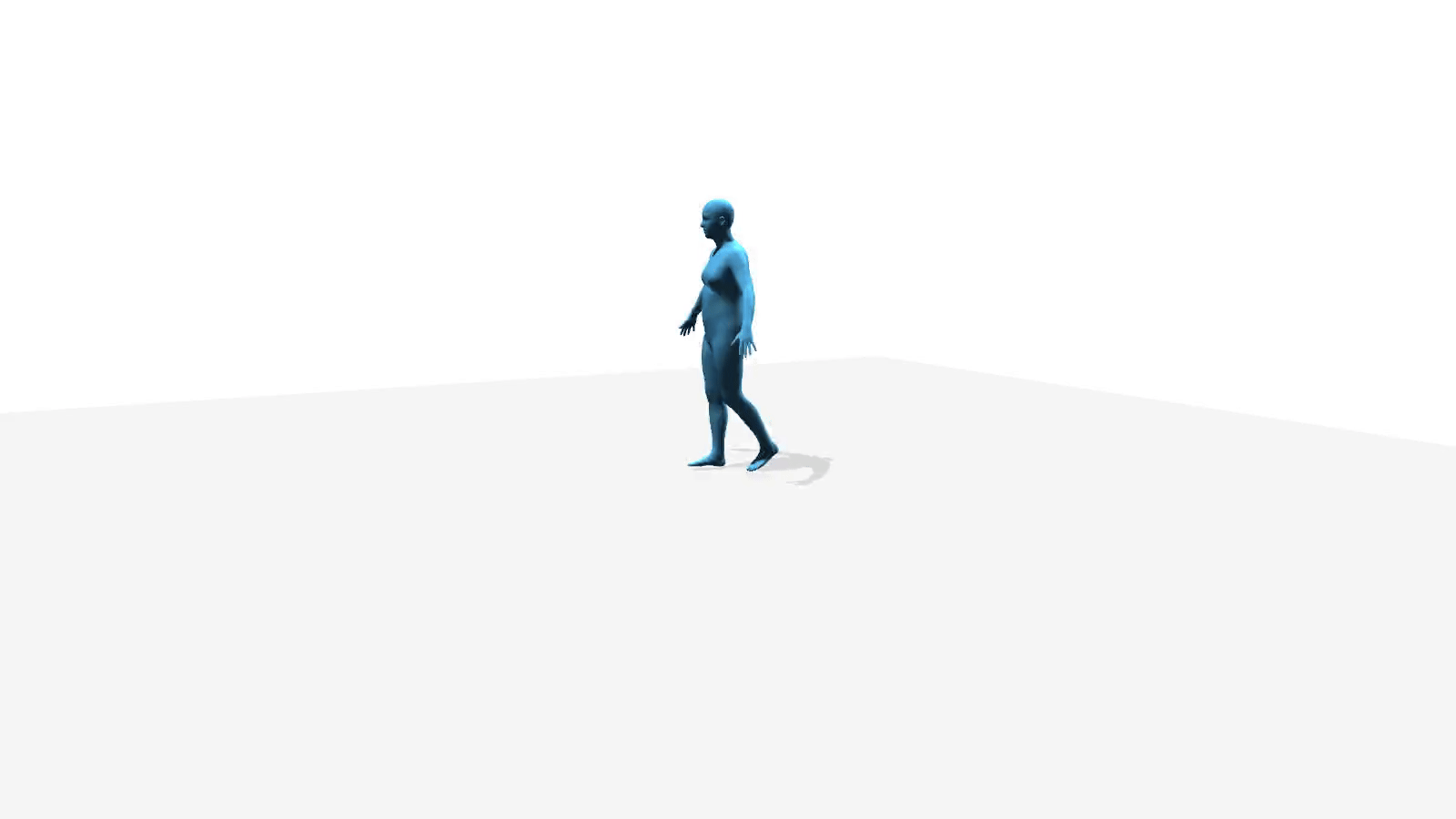 UMF: A person walks in a S shape